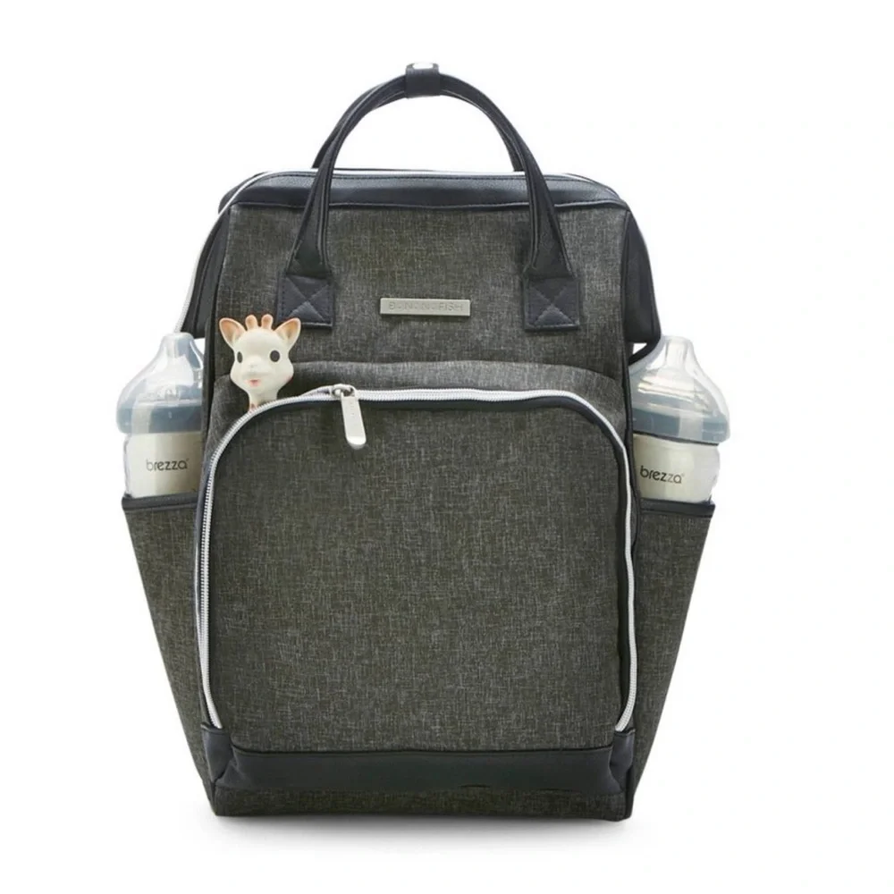 💙Bananafish Gray Baby Bag